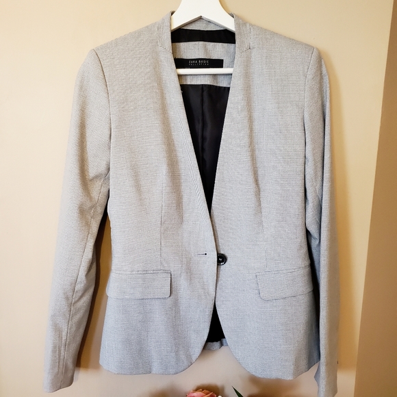 Zara Checkered / Plaid blazer - Picture 7 of 7